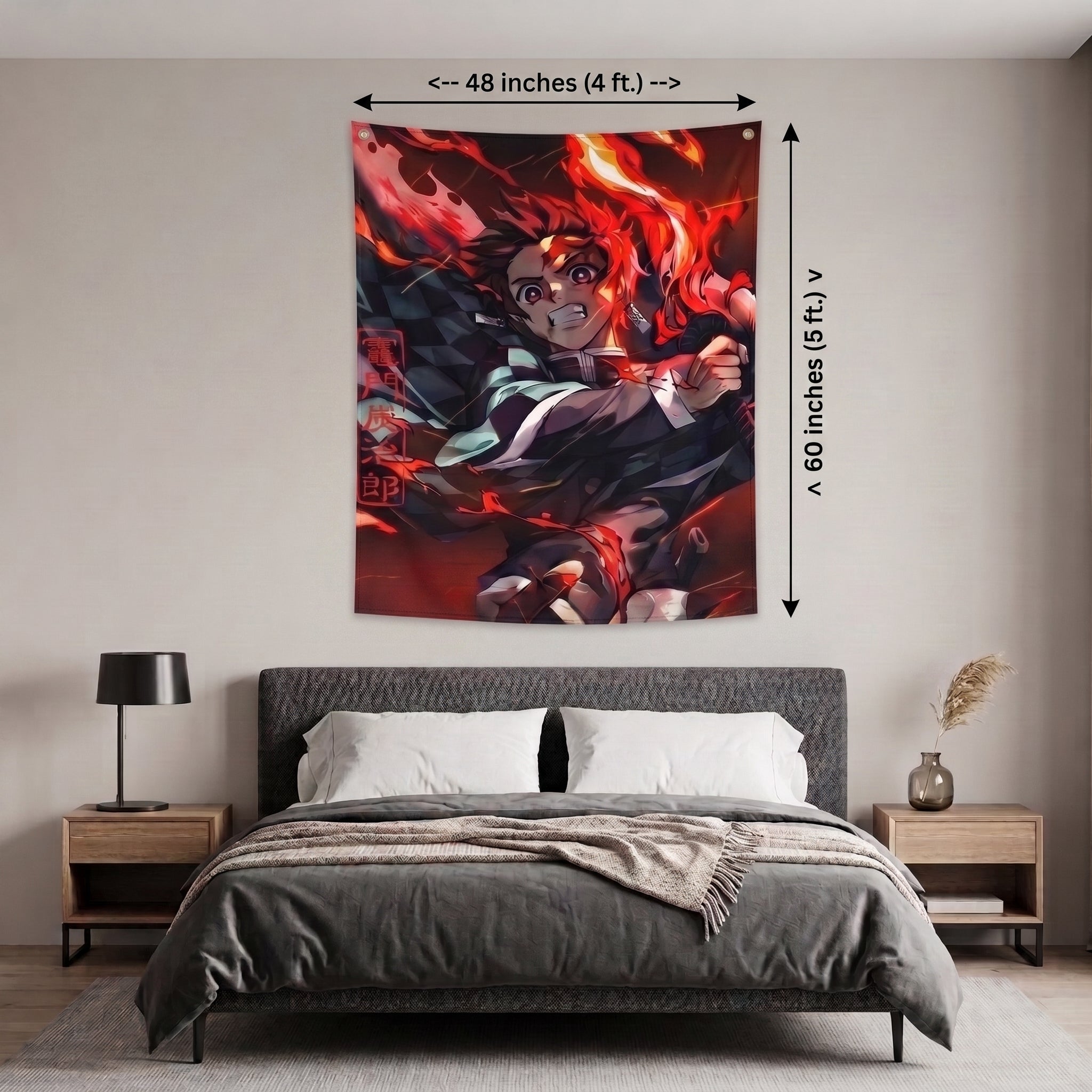 Hinokami Kagura Fire Dance Tapestry