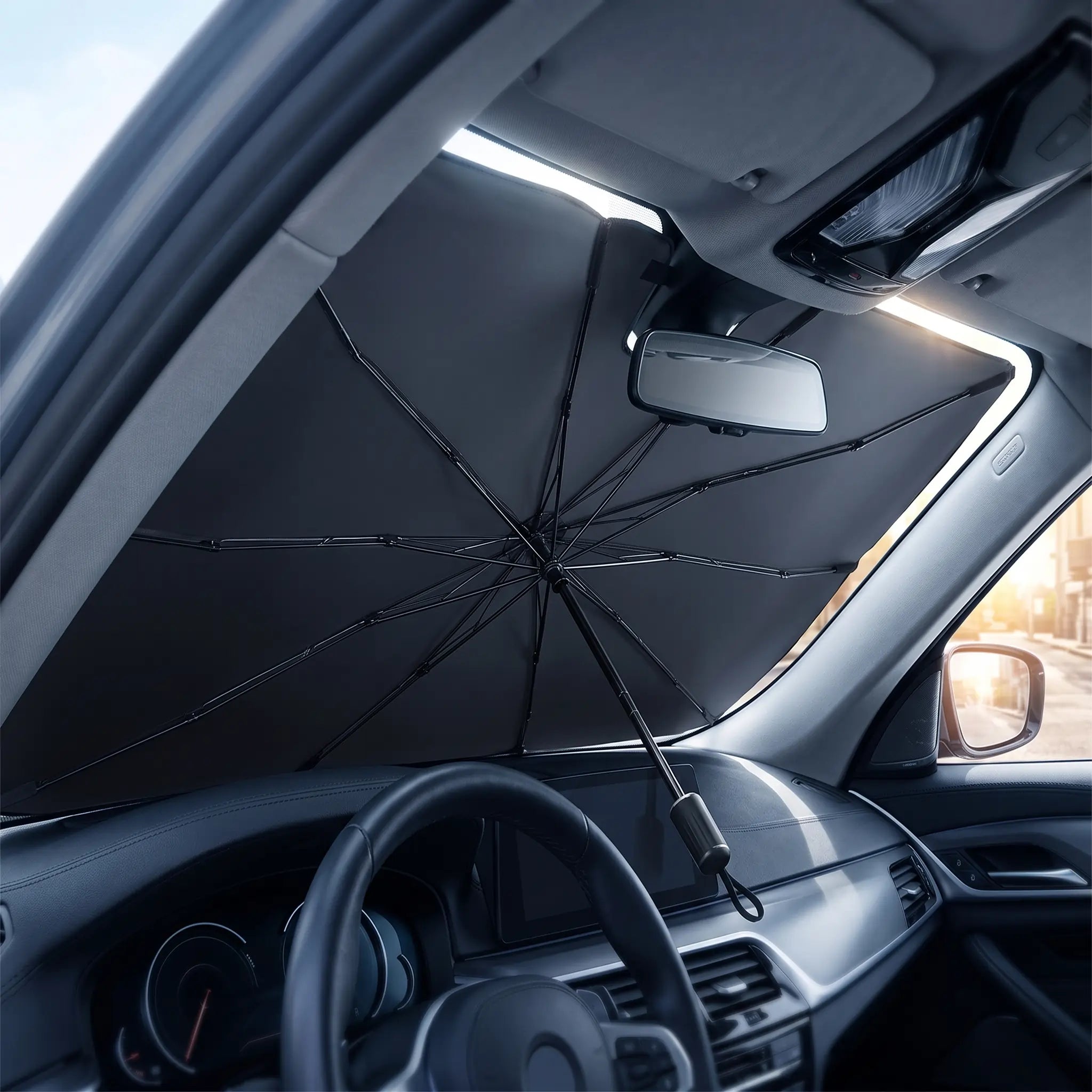 SunShield Pro™ | Foldable Windshield Heat Protector