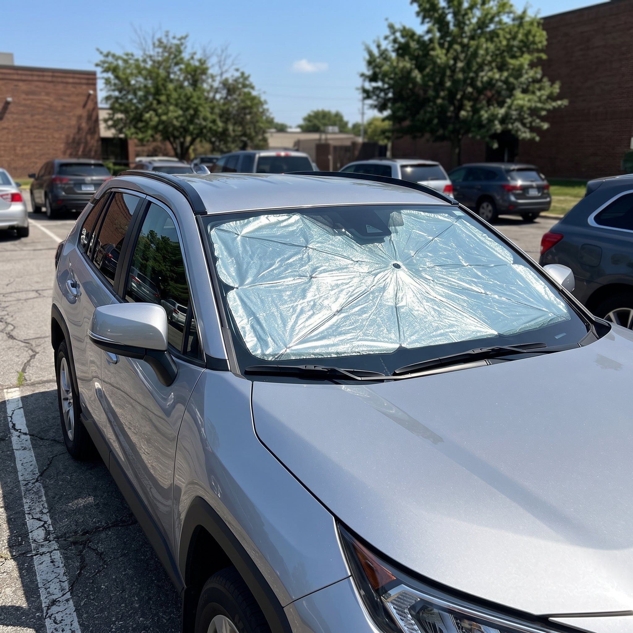 SunShield Pro™ | Foldable Windshield Heat Protector