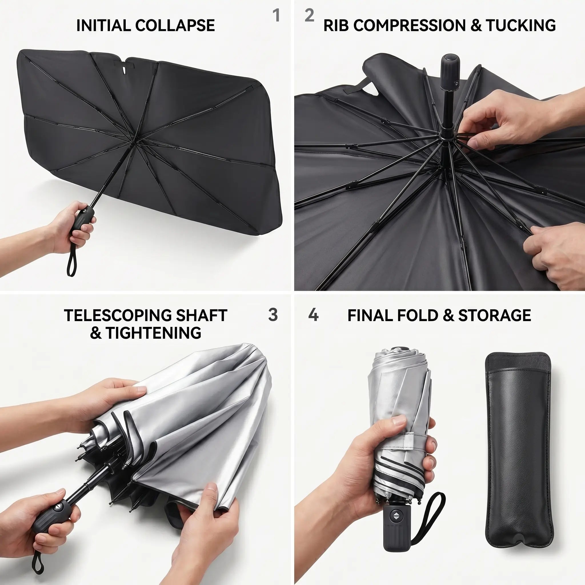 SunShield Pro™ | Foldable Windshield Heat Protector